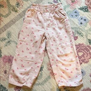Zara Floral Pink Kids Soft Denim